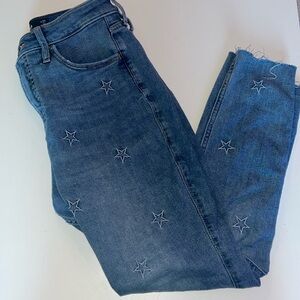 Hollister Star Curvy High-Rise Crop Super Skinny Soft Stretch Jeans